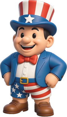 엉클샘 캐릭터 이미지