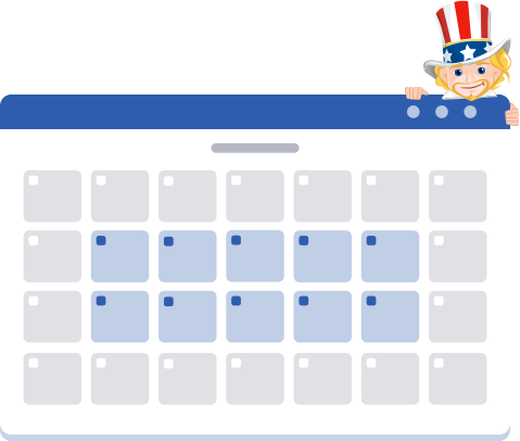 신고서 작성완료 예상기간 10일